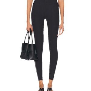 YEAR OF OURS Ribbed Track Legging in Black & White S